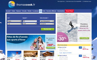 vacances-ski.thomascook.fr website preview
