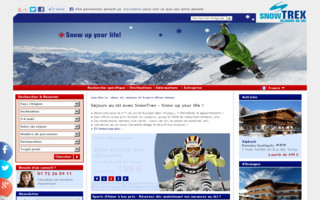 snowtrex.fr website preview