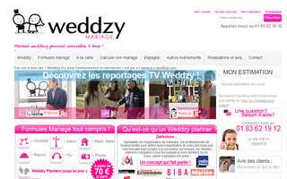 weddzy.com website preview