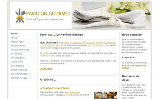 pavillon-gourmet.fr website preview