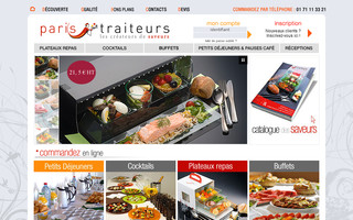 paris-traiteurs.com website preview