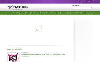 assurances.natixis.fr website preview