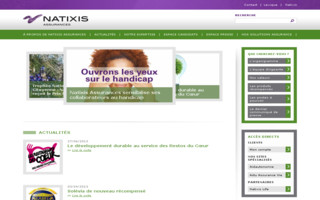 assurances.natixis.com website preview