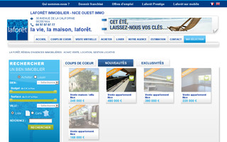 immobilier-nice-ouest.fr website preview
