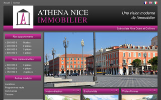 athenanice-immo.com website preview