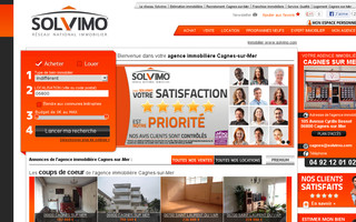 immobilier-cagnes-sur-mer.solvimo.com website preview