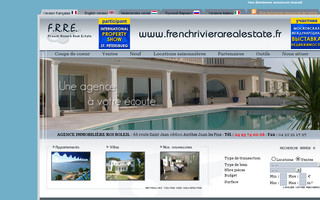frenchrivierarealestate.fr website preview