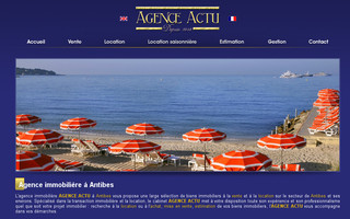 agence-actu.com website preview