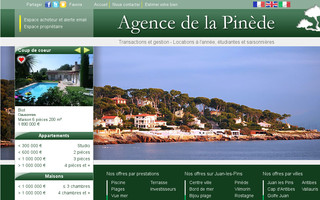 agence-pinede.com website preview