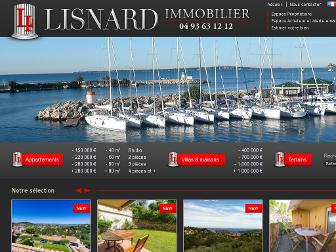 lisnard-immobilier.com website preview