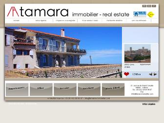 tamara-immobilier.com website preview