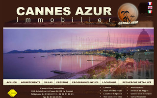 cannes-azur-immobilier.com website preview