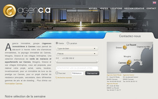 agencia.fr website preview
