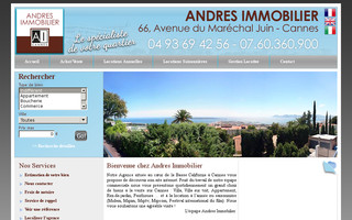 andres-immobilier.com website preview