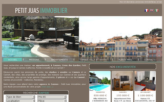 petitjuasimmobilier.com website preview