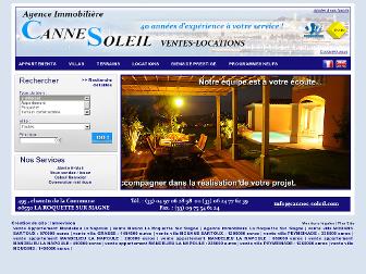 cannes-soleil.com website preview