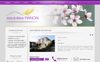 immobiliere-manon.com website preview