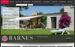 barnes-frenchriviera.com website preview