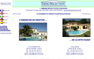 immo-selection.fr website preview