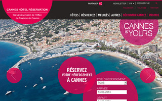 cannes-hotel-reservation.fr website preview