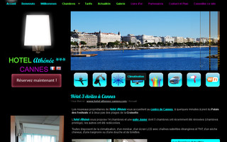hotel-athenee-cannes.com website preview