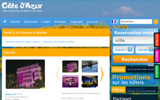 hotel-3-14-cannes.cote.azur.fr website preview