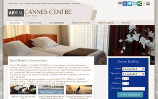 hotel-cannes-centre.fr website preview