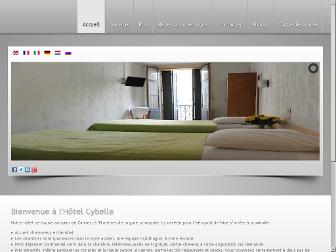 hotelcybelle.fr website preview