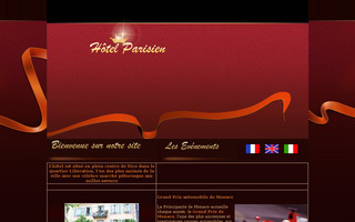 hotel-nice-parisien.com website preview