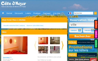 hotel-1med-nice.cote.azur.fr website preview