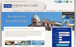 hotel-nice-gare.com website preview