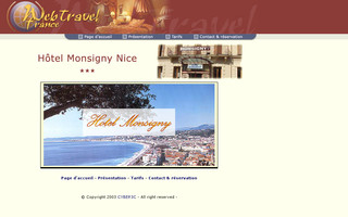 hotel-monsigny.com website preview