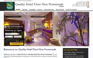 hoteldeflore-nice.fr website preview