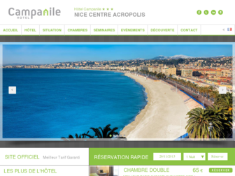 hotel-campanile-nice.fr website preview