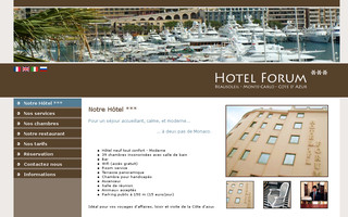 forumhotel.net website preview