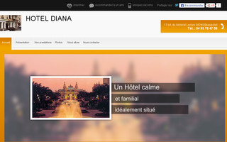 hotel-diana-monaco.fr website preview