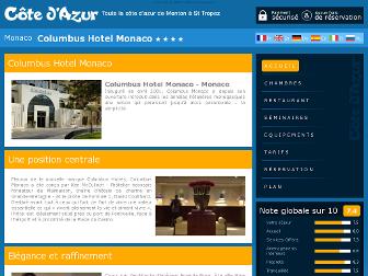hotel-columbus-monaco.cote.azur.fr website preview
