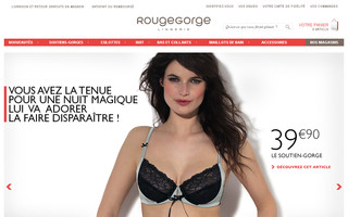 rougegorge.com website preview