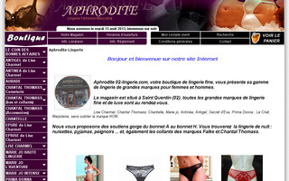aphrodite02-lingerie.com website preview