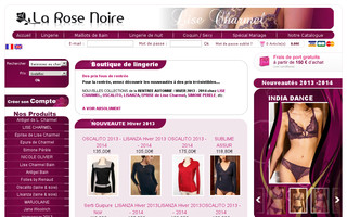larosenoire.fr website preview