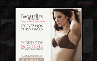bagatelles-lingerie.com website preview