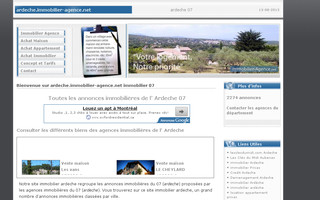 ardeche.immobilier-agence.net website preview