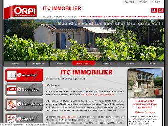 itc-immobilier.com website preview