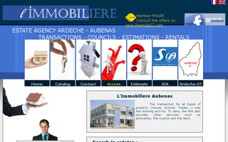 immobilier-aubenas.com website preview