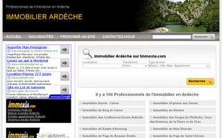 immobilier-ardeche.net website preview