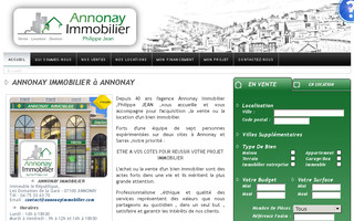 annonayimmobilier.com website preview