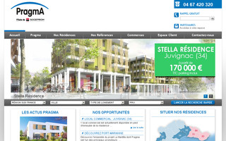 pragma-immobilier.com website preview