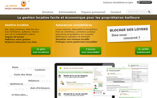jegeremonimmobilier.fr website preview