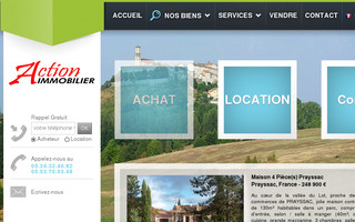 action-immobilier.fr website preview