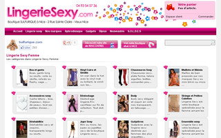 lingeriesexy.com website preview